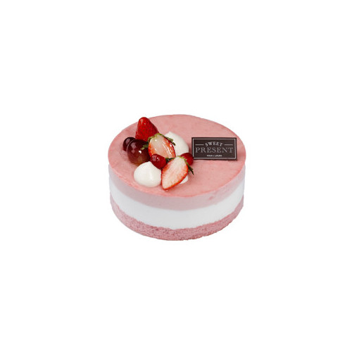 순우유딸기무스