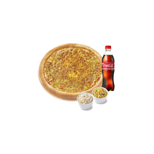 오리지널 식스 치즈(L)+파파 콘 샐러드+파파 코울슬로+코카-콜라500ml
