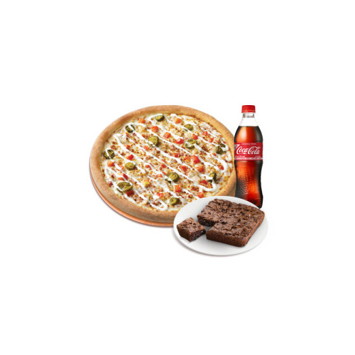 오리지널 스파이시 치킨랜치(R)+더블 초코칩 브라우니+코카-콜라500ml