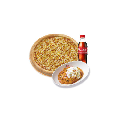 오리지널 마가리타(L)+파파스 파스타(로제)+코카-콜라500ml