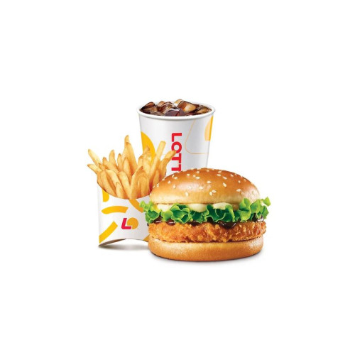 치킨버거 세트