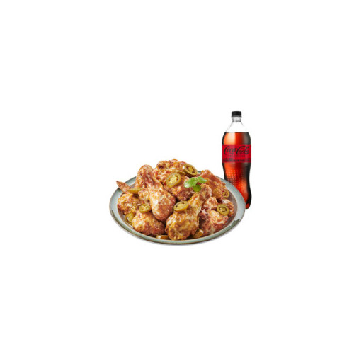 고추마요 치킨+코카-콜라제로 1.25L